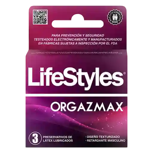 Lifestyles Preservativo Orgazmax