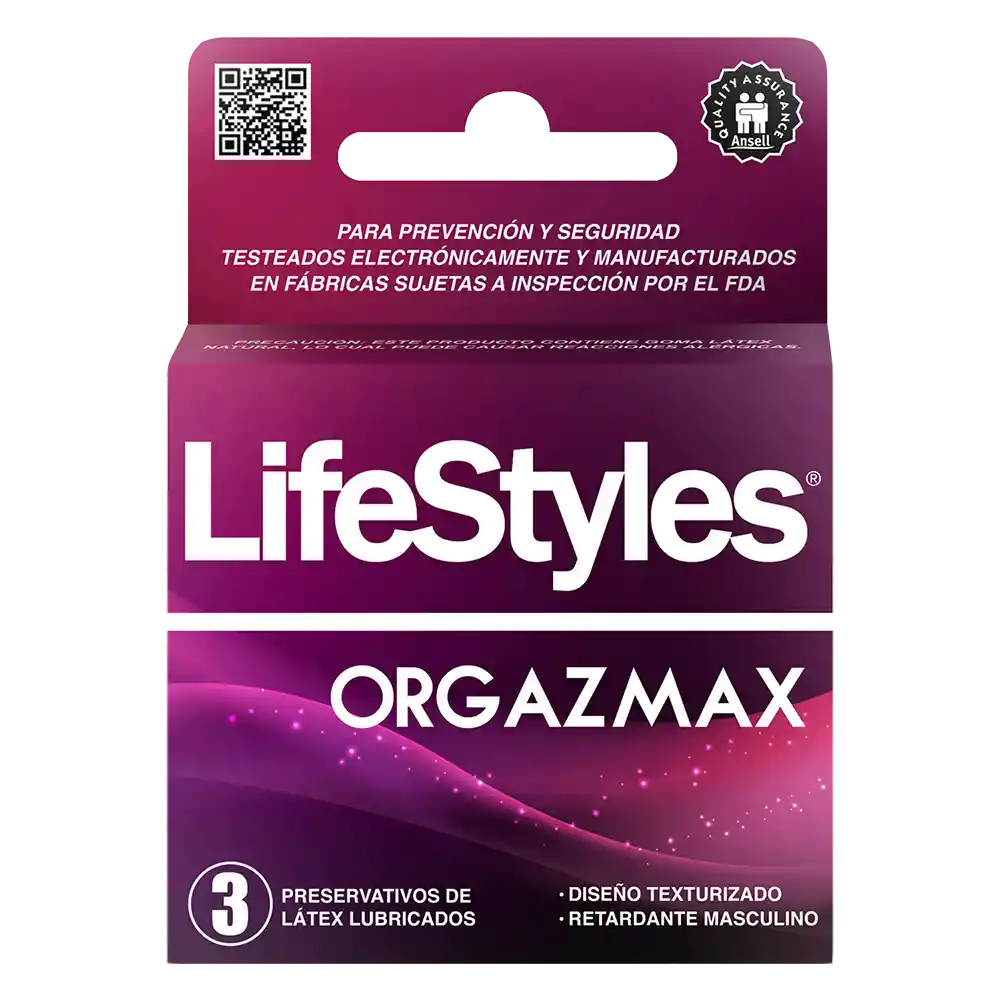 Lifestyles Preservativo Orgazmax