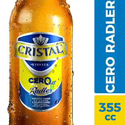 Cristal Cerveza Cero Radler x 6 Unidades
