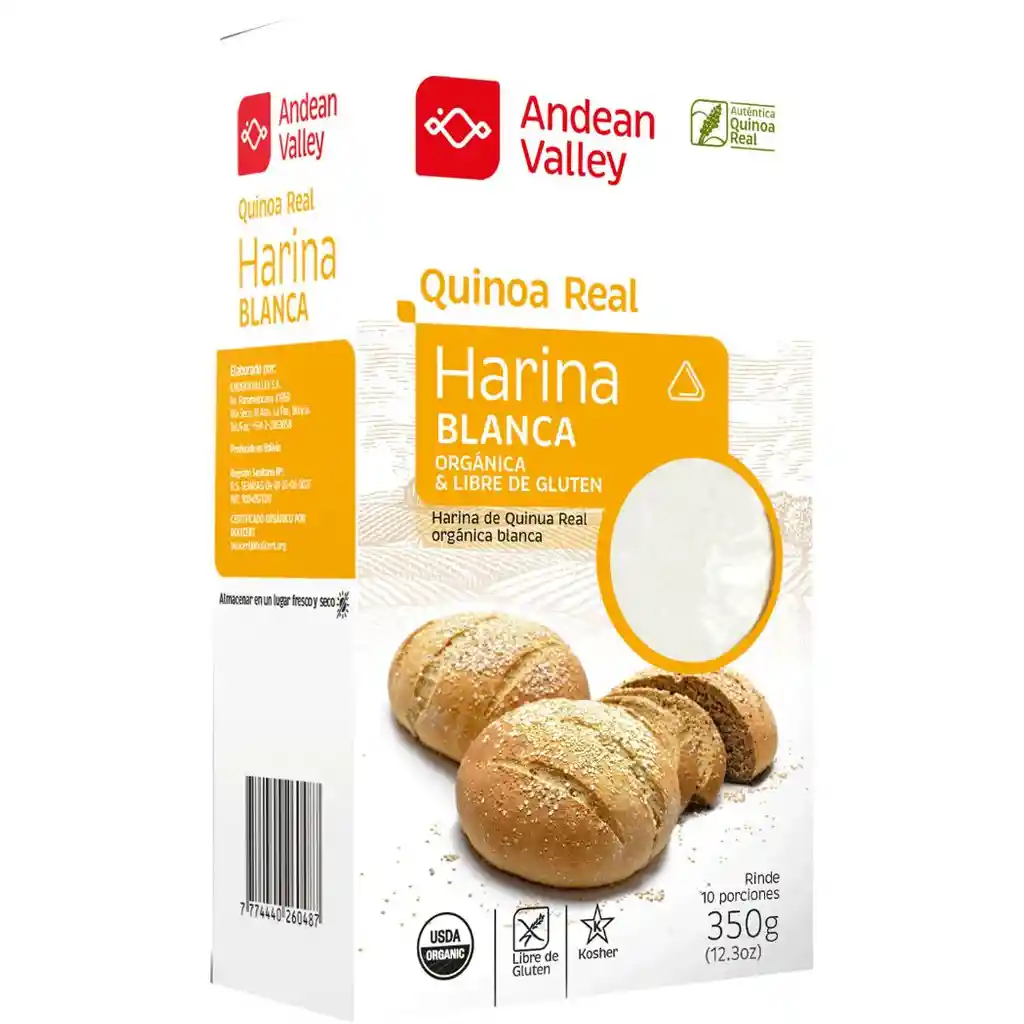 Andean Valley Harina De Quinoa Blanca