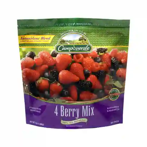 Campo Verde Fruta Congelada 4 Berry Mix