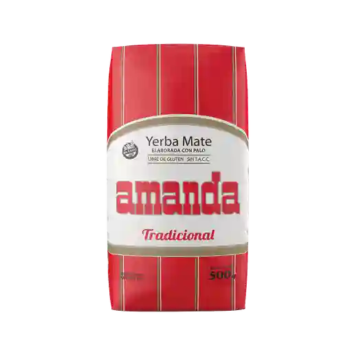 Amanda Yerba Mate con Palo Tradicional