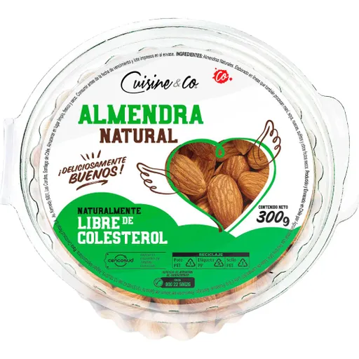 Cuisine & Co Almendra Natural 300 G