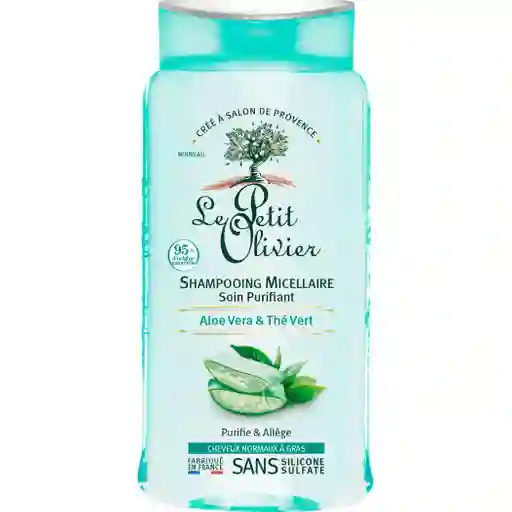 Le Petit Olivier Shampoo Micelar Aloe Vera y Té Verde