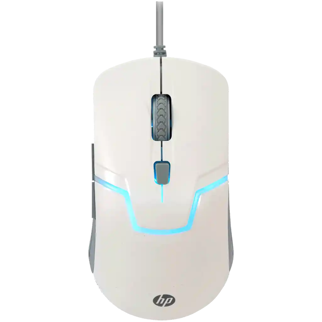 Hp Mouse Alambrico Gamer Blanco Modelo M100