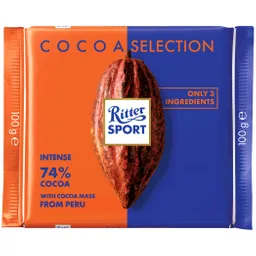 Ritter Sport Chocolates 74 % Cacaos