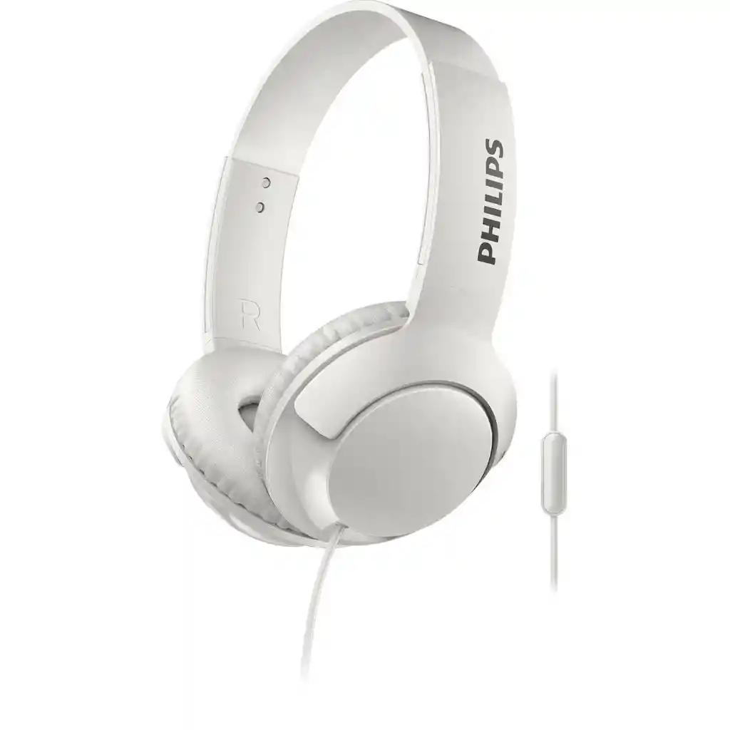 Audifonos Bass+ On Ear Blancos