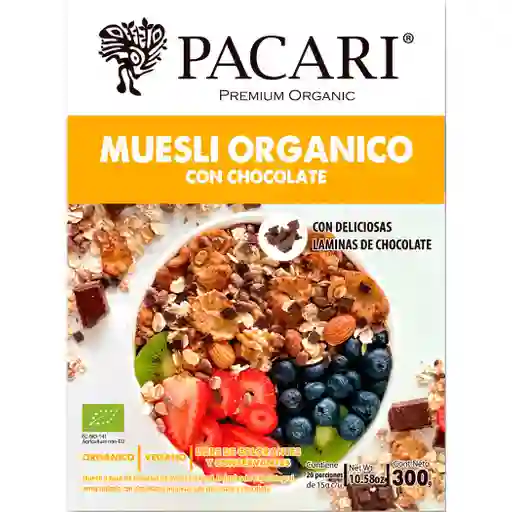Pacari Muesli Organico Chocolate