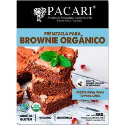 Pacari Premezcla Brownie Organico