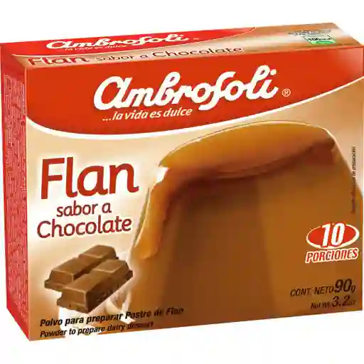 Flan Chocolate