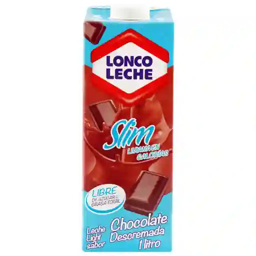 Loncoleche 12X Leche Slim Light Sabor Chocolate 200Ml