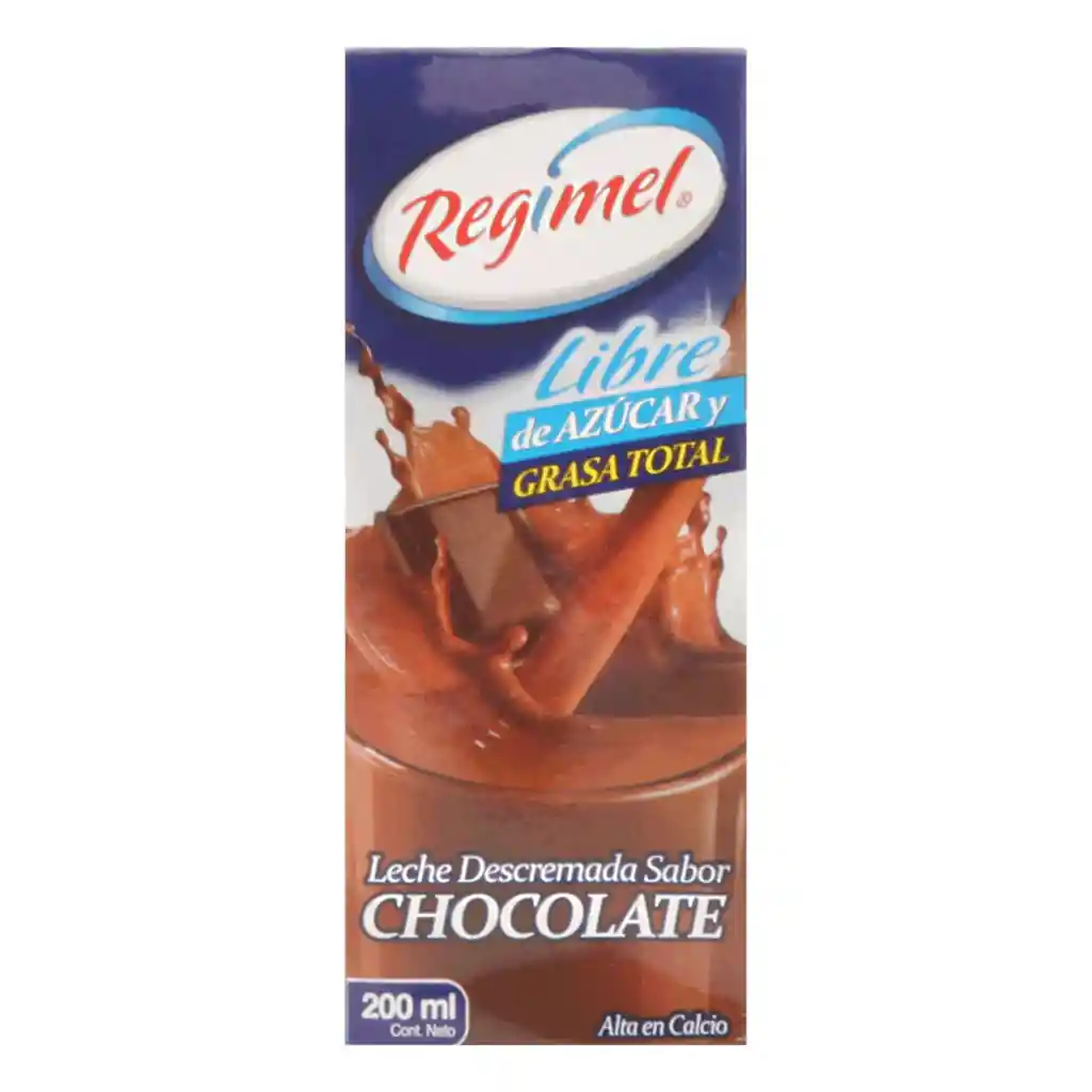 Regimel Leche Chocolate Descremada Pack 6 Un