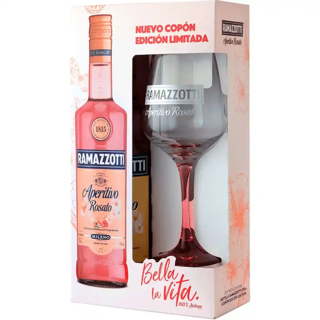 Ramazzotti Aperitivo Rosato y Copón Edición Limitada