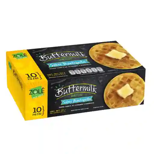 Buttermilk Waffles Sabor Mantequilla
