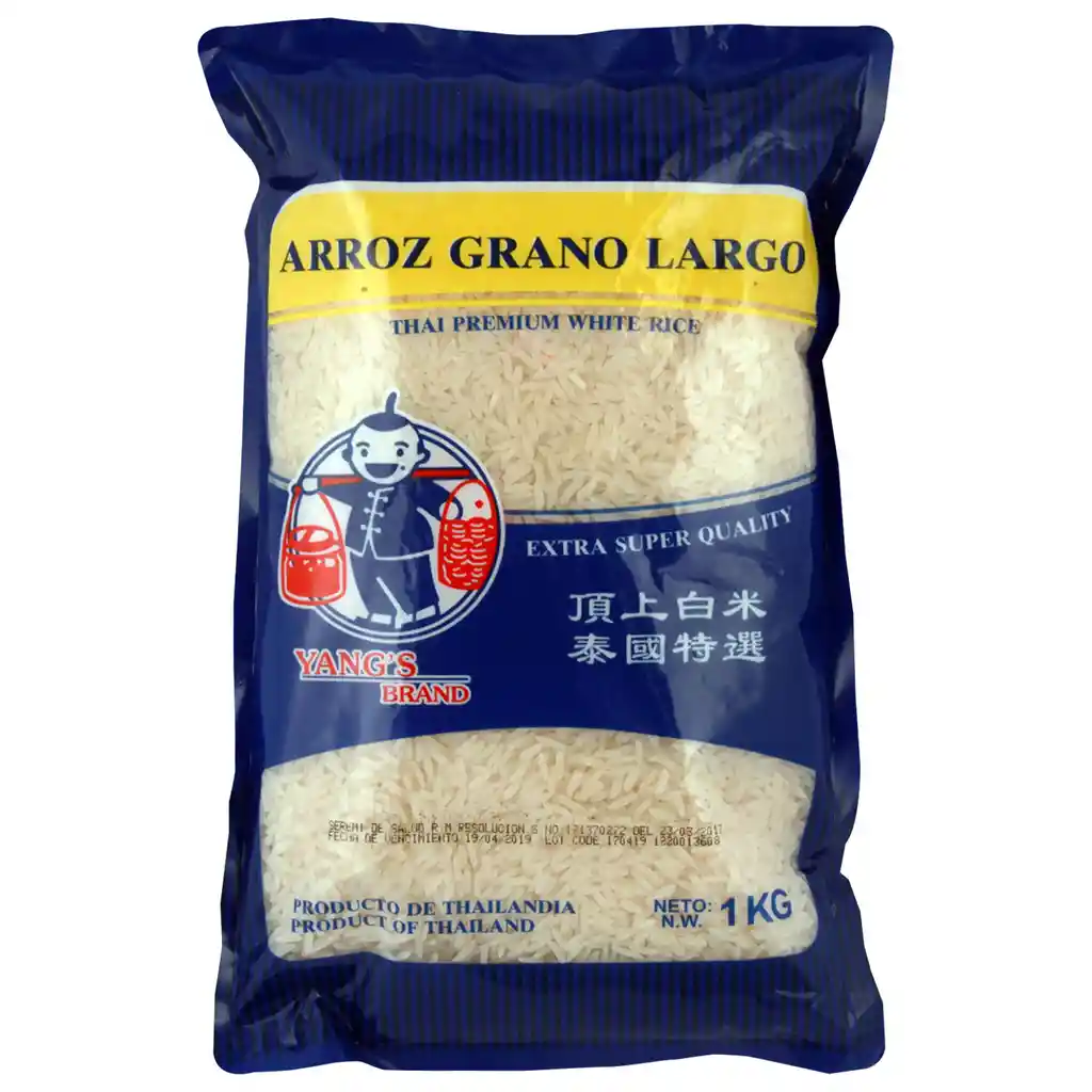 Yangs Brand Arroz Grano Largo