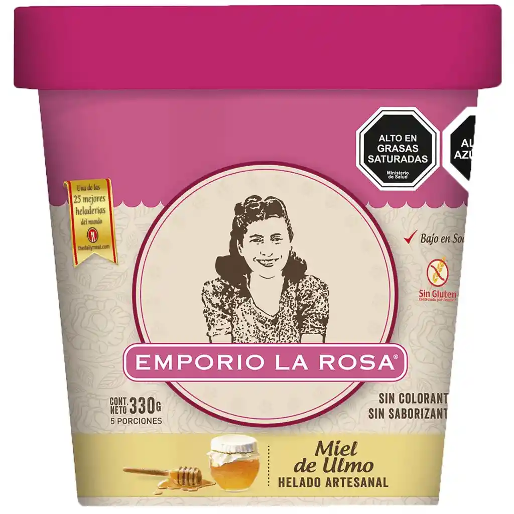 Emporio La Rosa Helado Miel De Ulmo