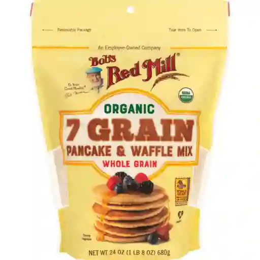 Mezcla organica pancake 7 Grain 680 g