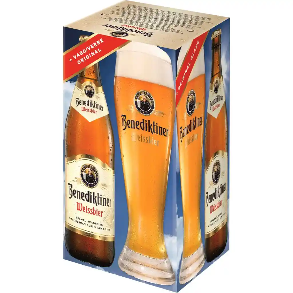 Benediktiner Pack Cerveza Botella 3 Unid. 500 Cc C/U