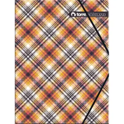 Carpeta Cartulina Con Elasticos Scotland Surtido