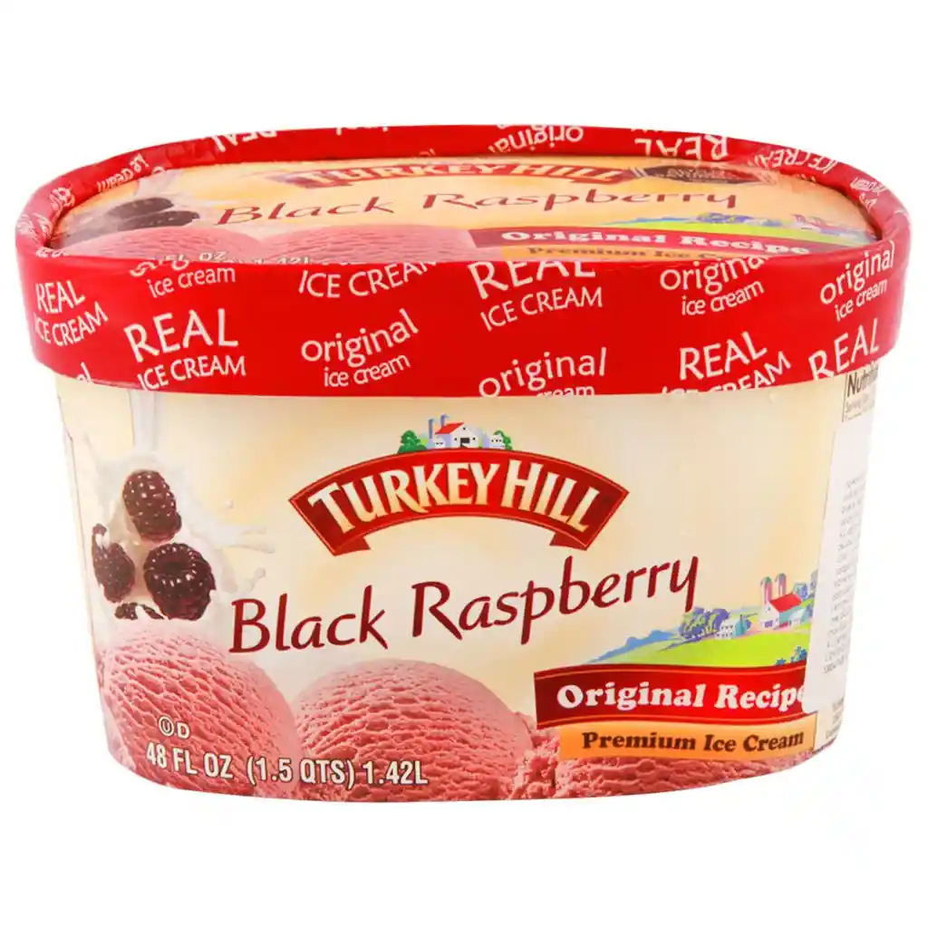 Turkey Hill Helado Premium Sabor a Frambuesa Negra