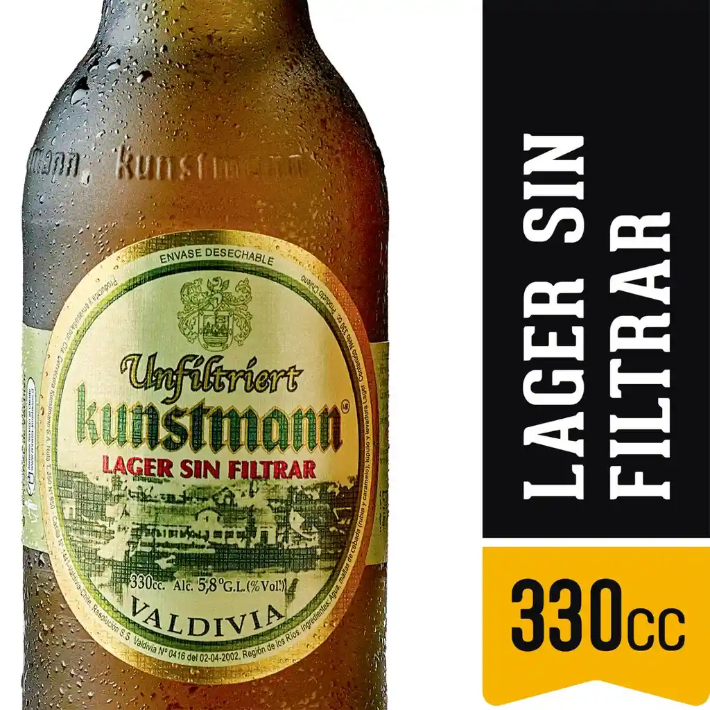 Kunstmann Cerveza Sin Filtrar 5 0° Botella