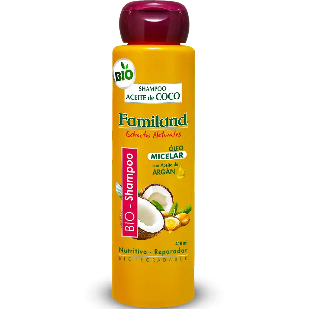 Familand Shampoo Aceite De Coco Argan