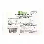 Ketoprofeno 100 mg/2 mL Solucion Inyectable