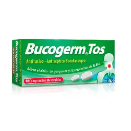 Bucogerm Antitusivos Y Antisepticos Bucales Tos Com 10Un