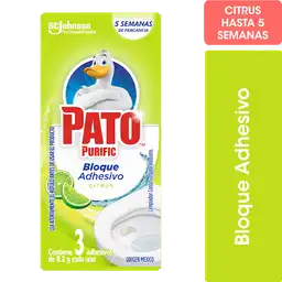 Limpiador Adhesivo para Inodoros Pato Citrus 24.6g