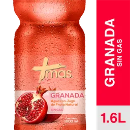 Más Agua Saborizada Granada Sin Gas