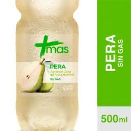 Más Agua Con Jugo De Fruta Natural Sabor A Pera Sin Gas