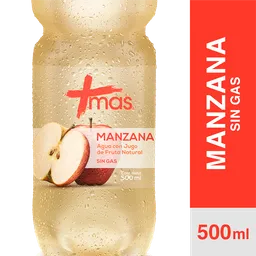 2 X Mas Agua con Jugo de Fruta Natural Sabor Manzana sin Gas