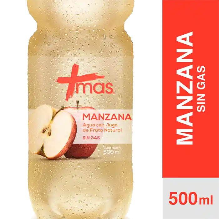 Más Mas Agua Manzana Sin Gas 500 ml