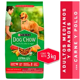 Dog Chow Alimento Para Perros Adultos Medianos Y Grandes
