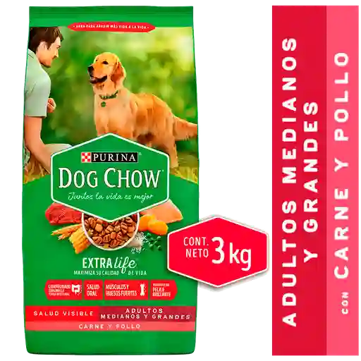 Dog Chow Alimento para Perros Adultos Medianos y Grandes
