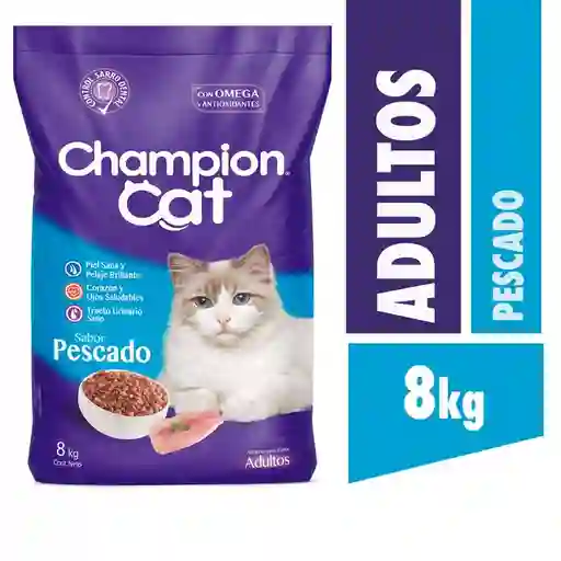 Champion Cat Alimento Seco para Gato Sabor Pescado