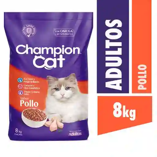 Champion Cat Alimento para Gatos Adultos Sabor a Pollo