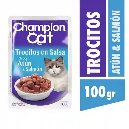 Champion Cat Trocitos en Salsa Sabor Atún
