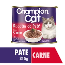 Champion Cat Recetas De Pate Carne 315Gr