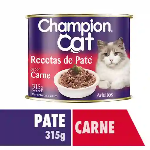 Champion Cat Paté para Gatos Sabor a Carne