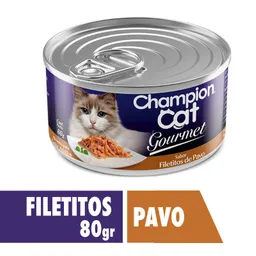 Champion Cat Gourmet Pavo 80Gr