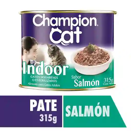 Champion Cat Recetas de Pate Indoor Salmon