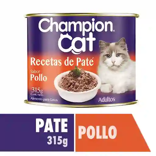 Champion Cat Recetas de Pate para Gato Sabor Pollo