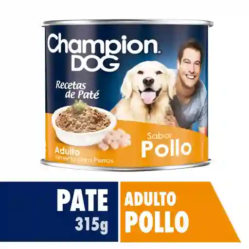 Champion Dog Alimento para Perro Recetas de Paté Sabor a Pollo 