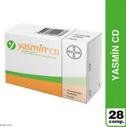  Yasmin Cd Drospirenona (3 Mg) + Etinilestradiol (0.03 Mg) 