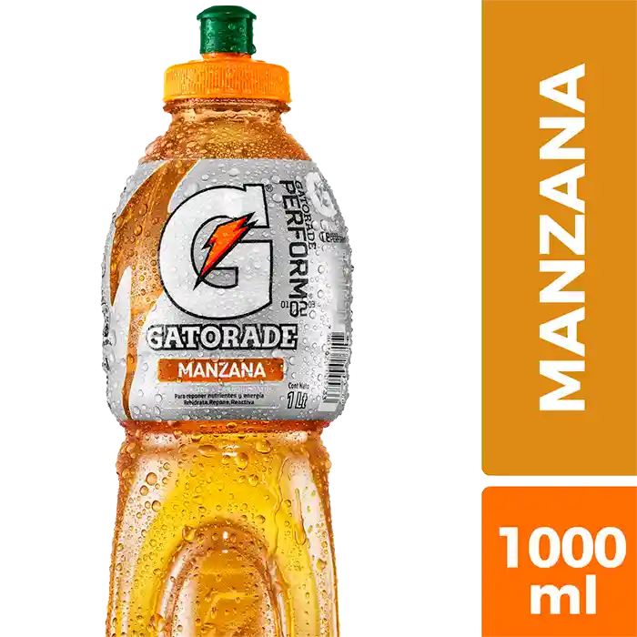 Gatorade Bebida Deportiva Sabor a Manzana