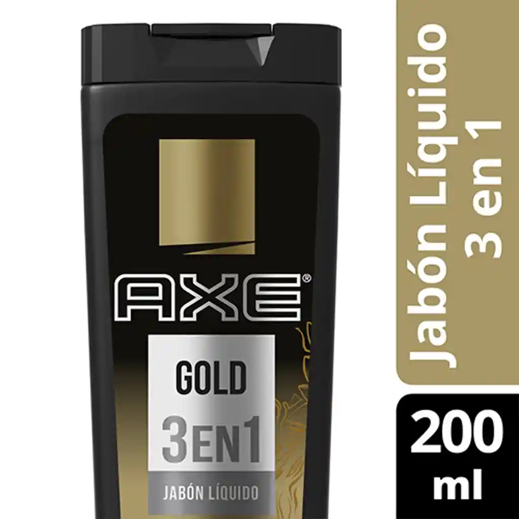 Axe Jabón Líquido Gold 3 en 1