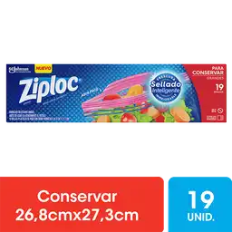 Ziploc Bolsa Grande para Conservar Alimentos