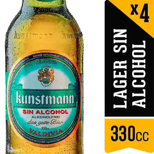 Kunstmann Cerveza Sin Alcohol Botella Pack 4 X