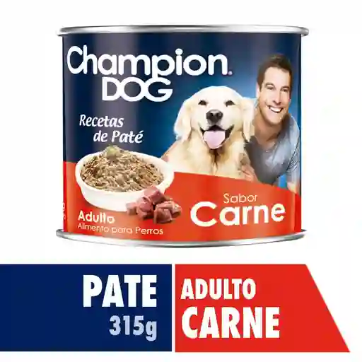 Champion Dog Alimento para Perro Adulto Paté Sabor Carne